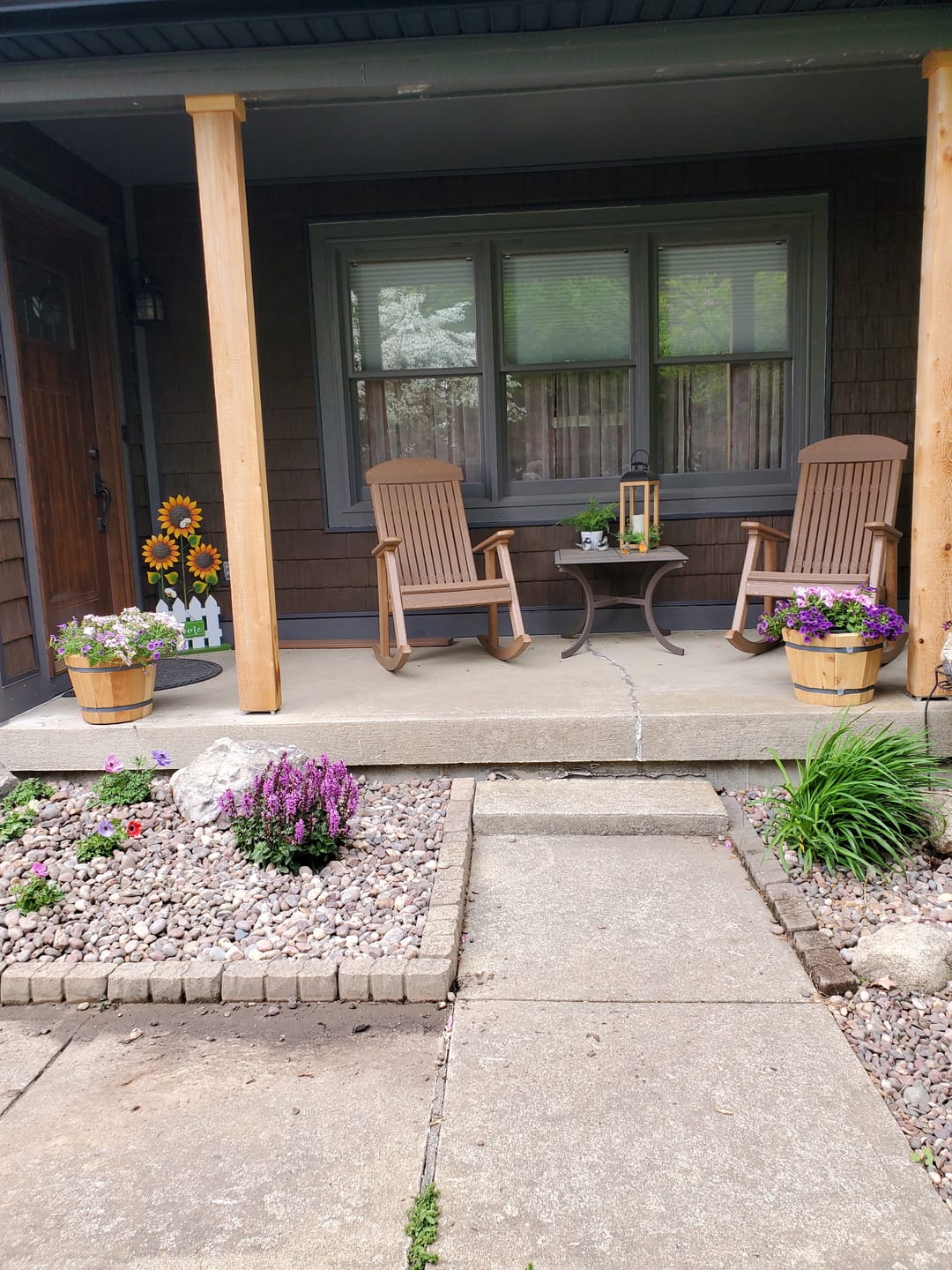 Customer photo review of LuxCraft 5' Adirondack Glider