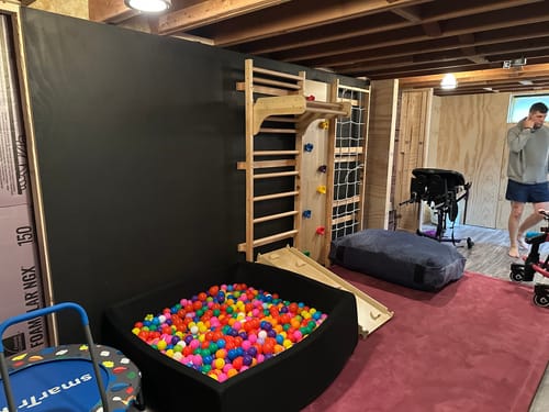 Customer photo review of Mulberry Dark Pink Play Mat