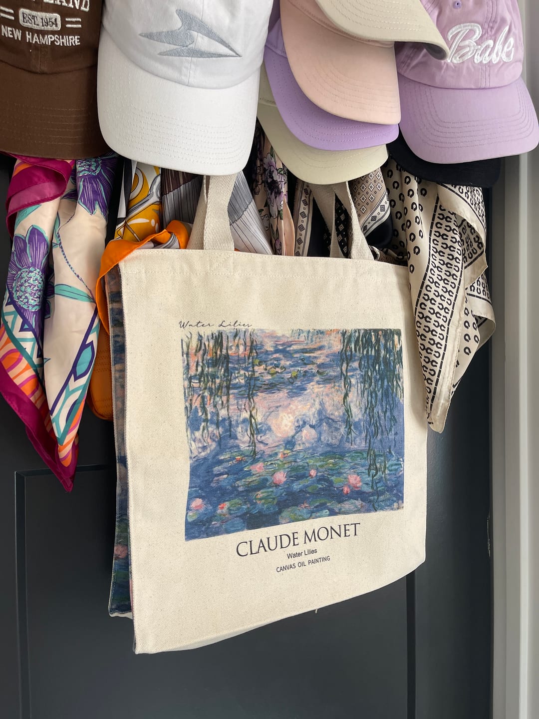 Customer photo review of Claude Monet "Water Lilies" - Tote Bag