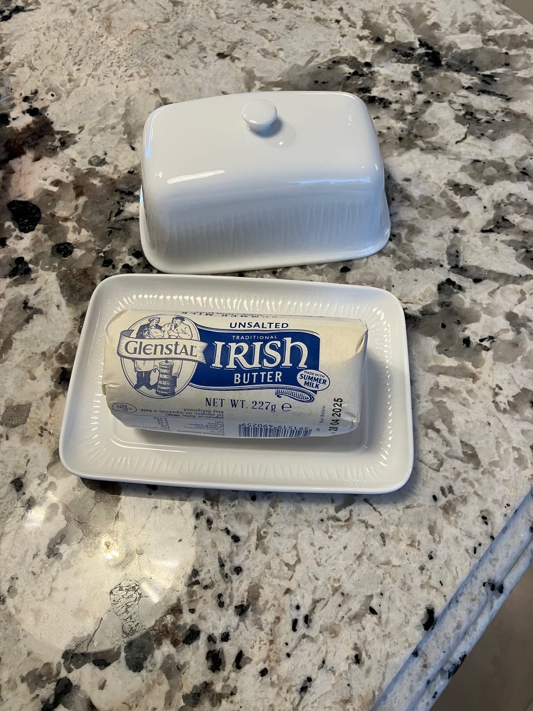 Customer photo review of Belleek Living Erne Butter Dish