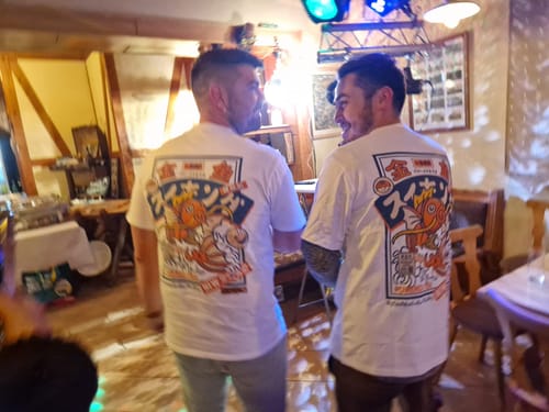 Customer photo review of Koi King T-Shirt