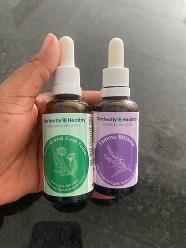 Customer photo review of Female Fibroid & Cyst Tonic