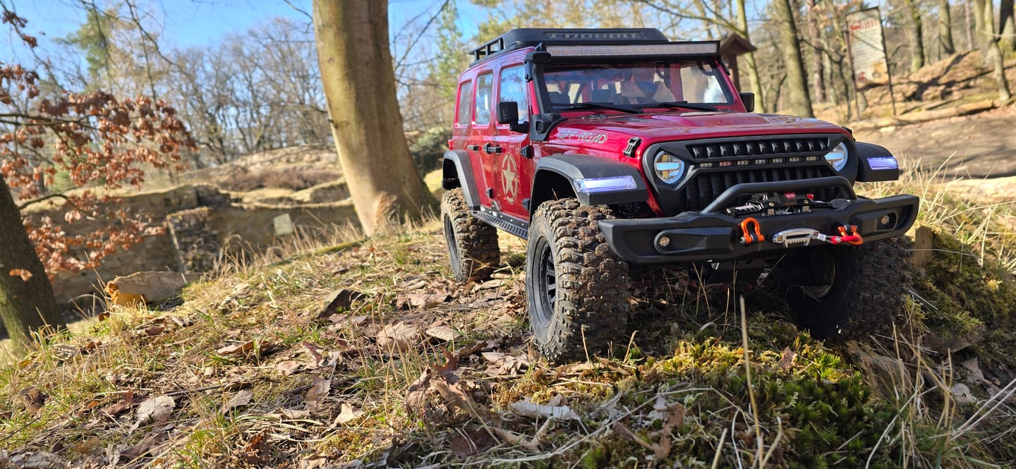 Customer photo review of 1/7 Scale 4WD Brushless RC Crawler MK-07