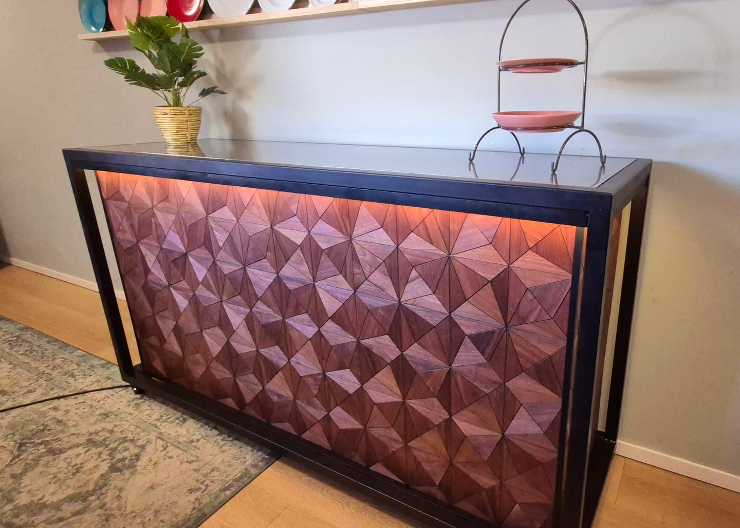 Customer photo review of Decopanel Nolan - Brown - 60cmx60cm