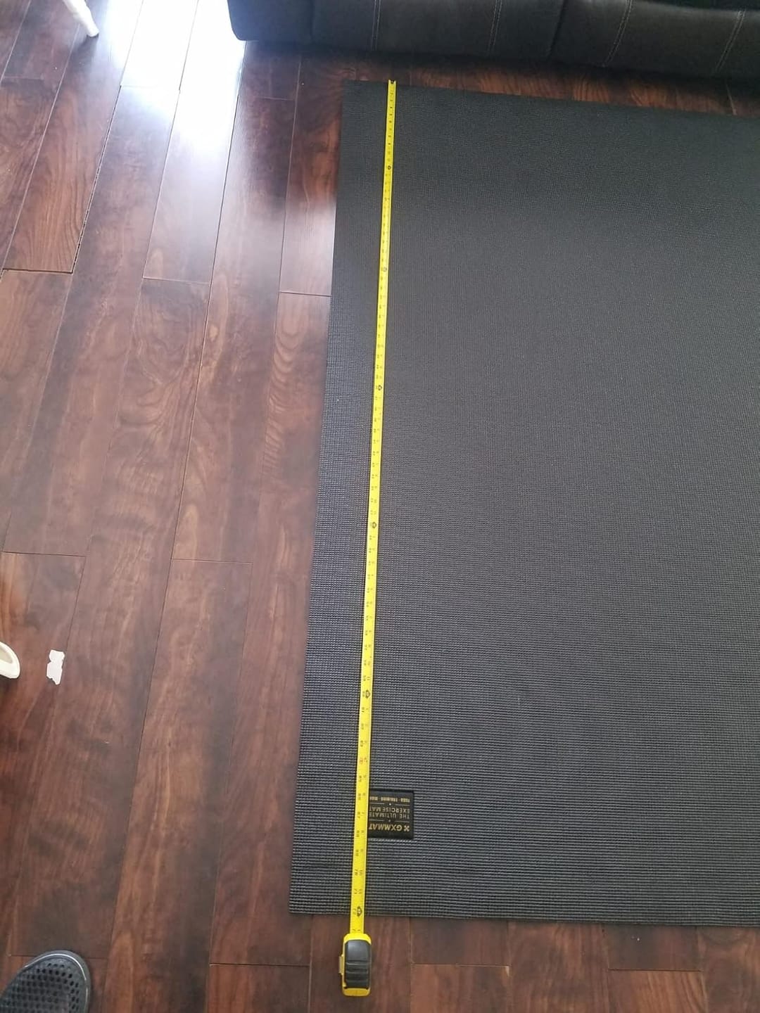 Customer photo review of GXMMAT Large Yoga Mat 6'x6'