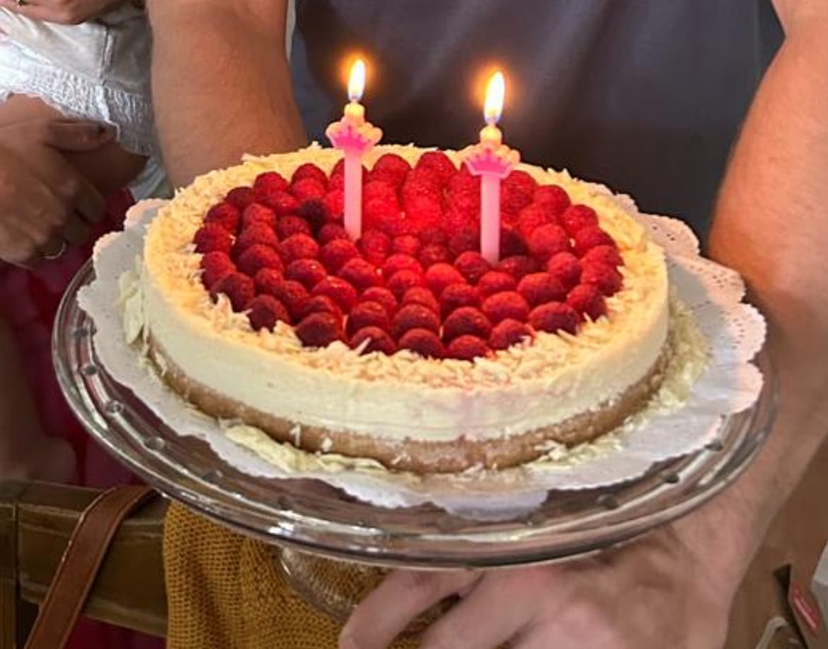 Customer photo review of Cheesecake frambuesa