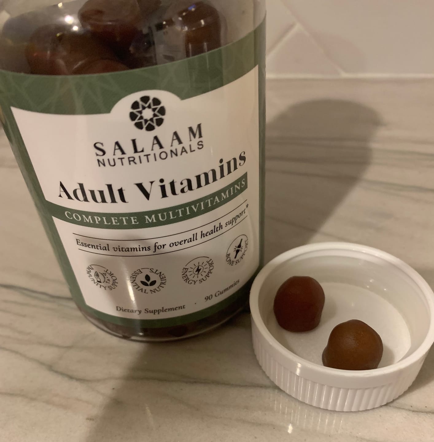 Customer photo review of Halal Adult Multivitamin Gummies - Complete Nutrition with Essential Vitamins - 90 Count