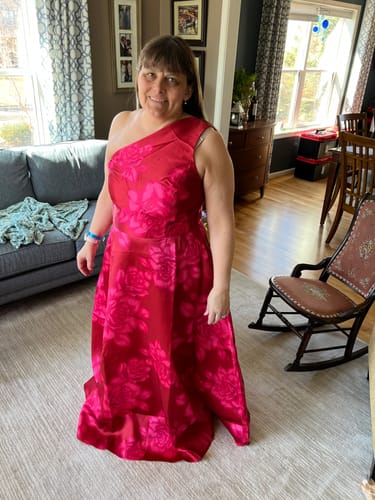 Customer photo review of cassandra gown