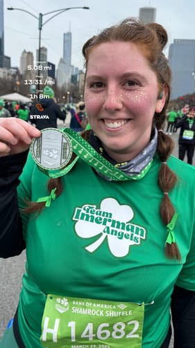 Customer photo review of Shamrock Speckles