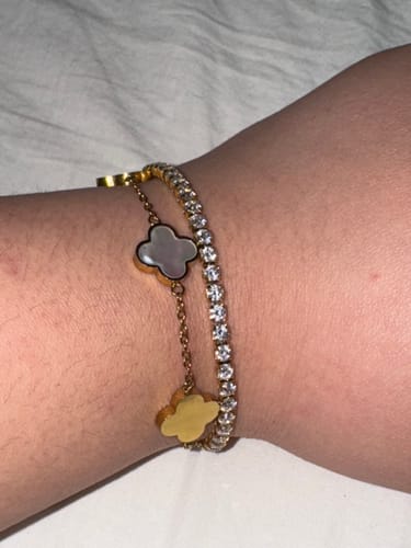 Kundenbewertung mit Foto zu Tennis Armband