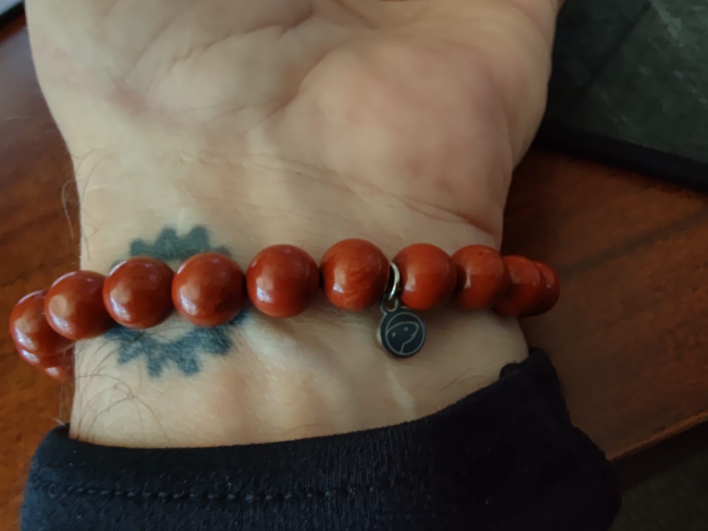Customer photo review of Red Jasper Bracelet