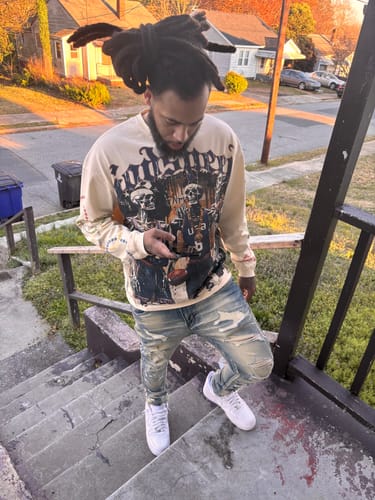 Customer photo review of Godspeed Dream Team '24 L/S Tee Bone