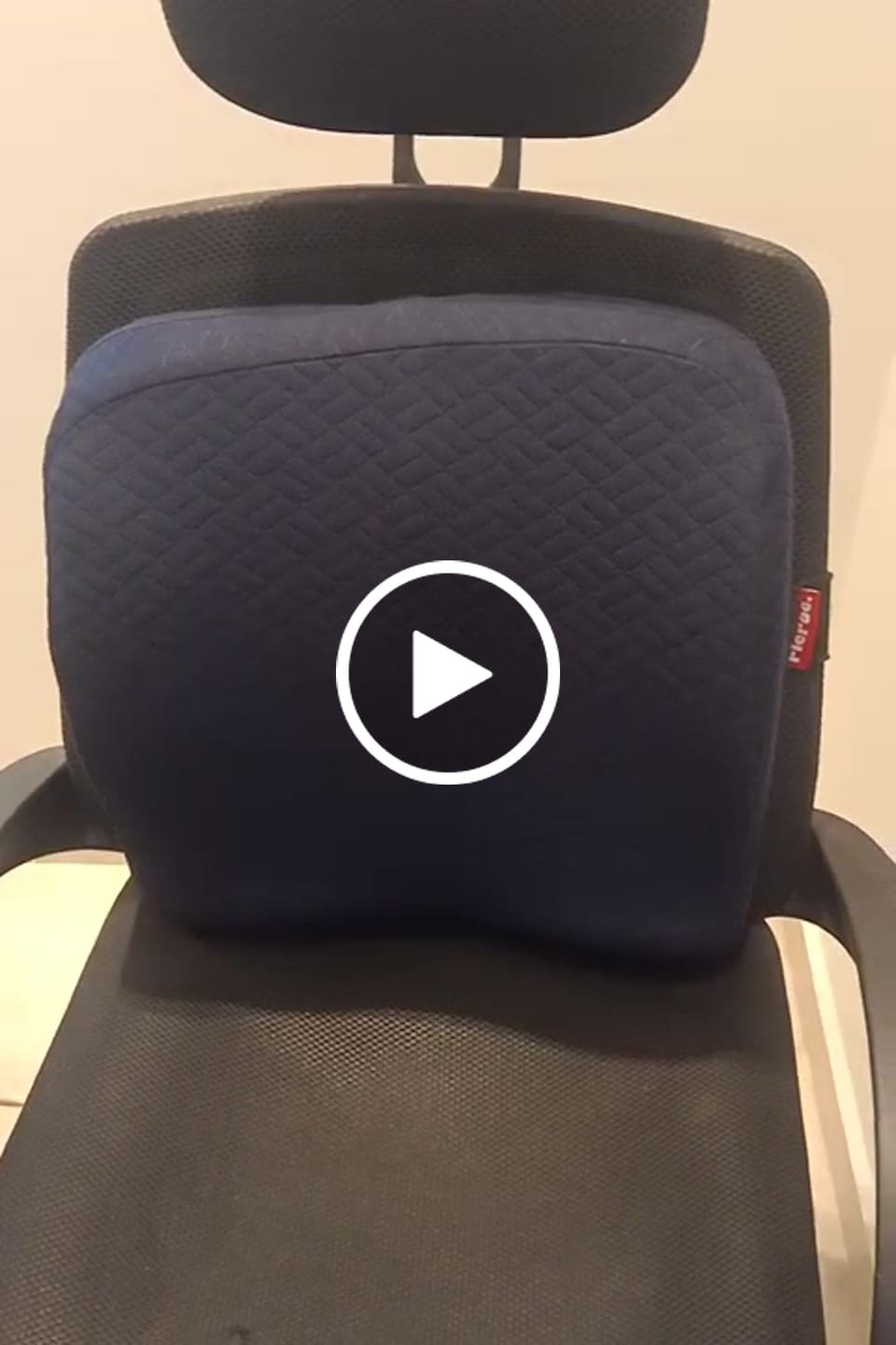 Customer video review of Rafo- Back Support Pillow