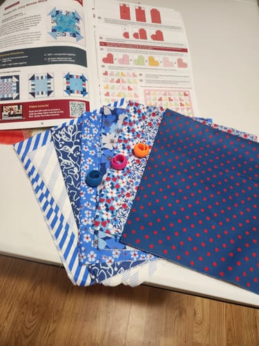 Customer photo review of Mrs Quilty Subscription Box