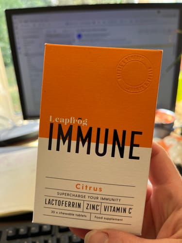 Customer photo review of IMMUNE : Lactoferrin + Zinc + Vitamin C