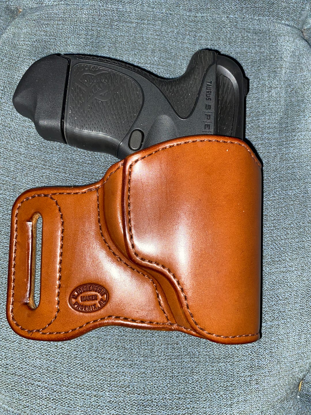 Customer photo review of Avenger Holster