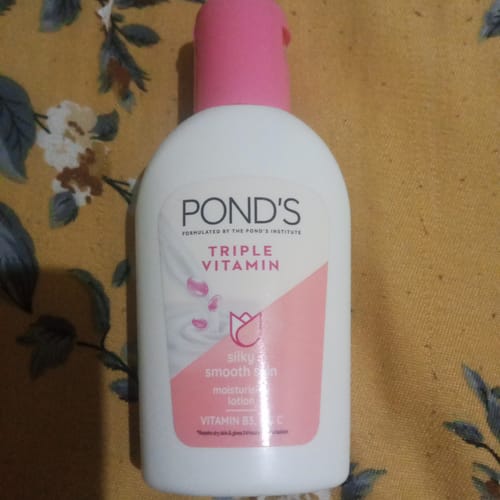 Customer photo review of Ponds Triple Vitamin Moisturising Body Lotion 65ml