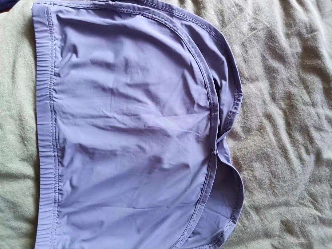Customer photo review of Men's Detachable Ice Silk Underwear Home Pants