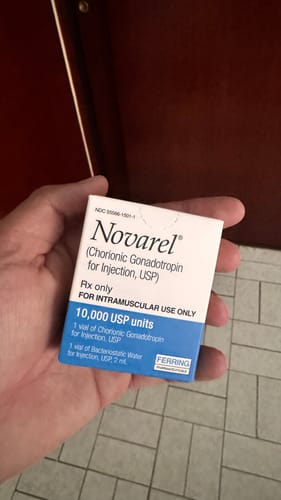 Customer photo review of Novarel 10,000 UI HCG