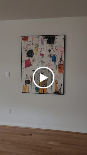 Customer video review of Modern Abstract Painting #ABAV544