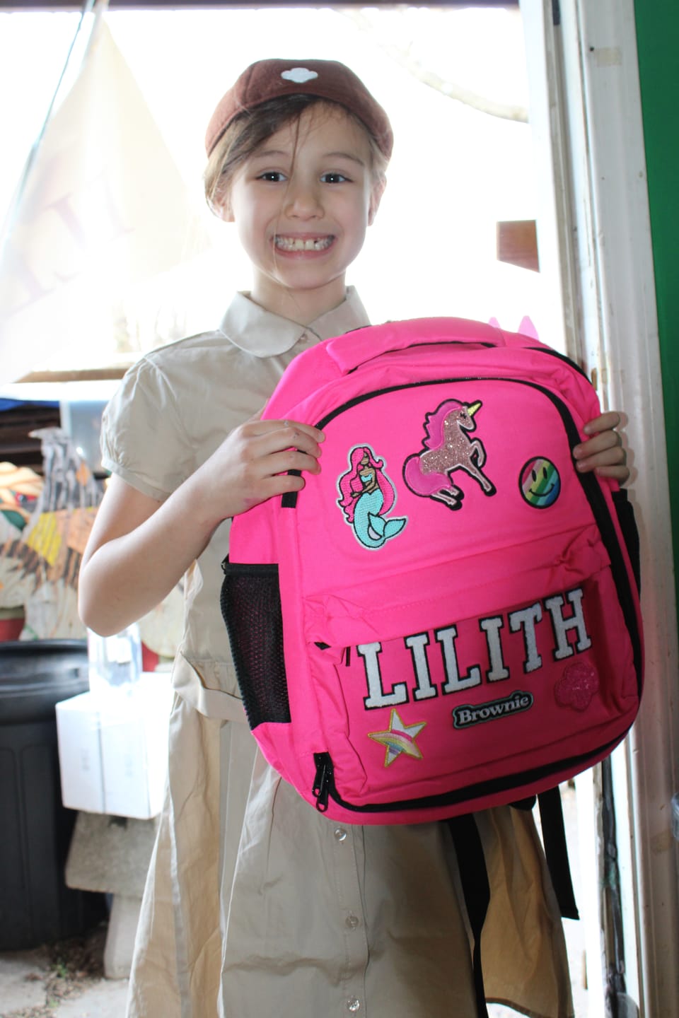 Customer photo review of Recycled Backpack