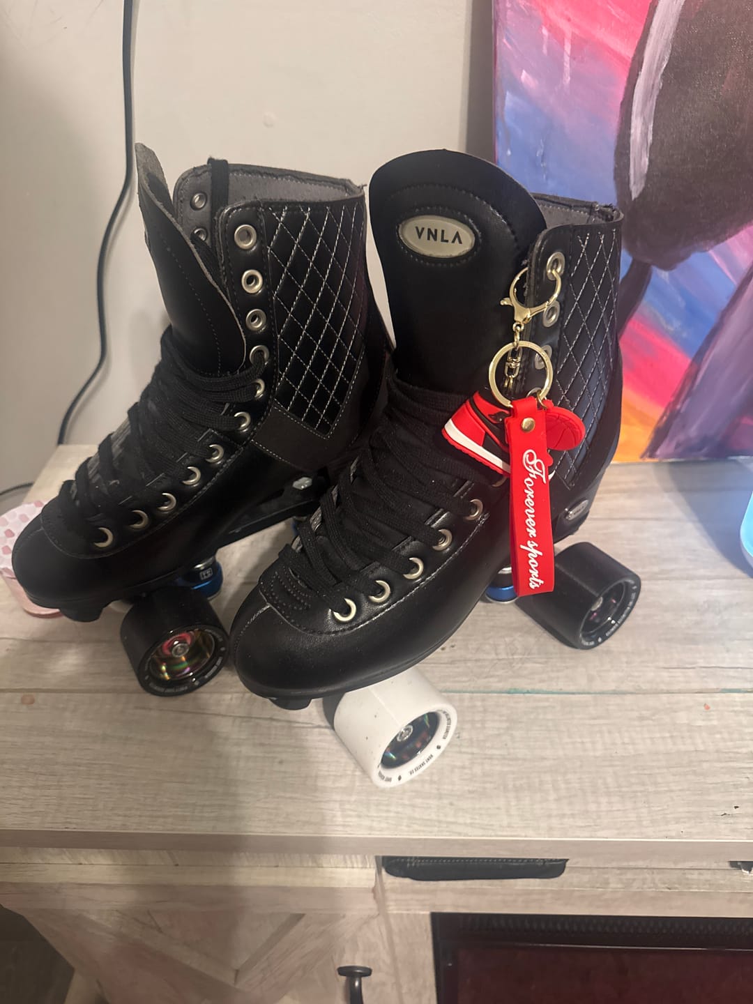 Customer photo review of Ghost Assassin Indoor & Jam Roller Skate Wheels
