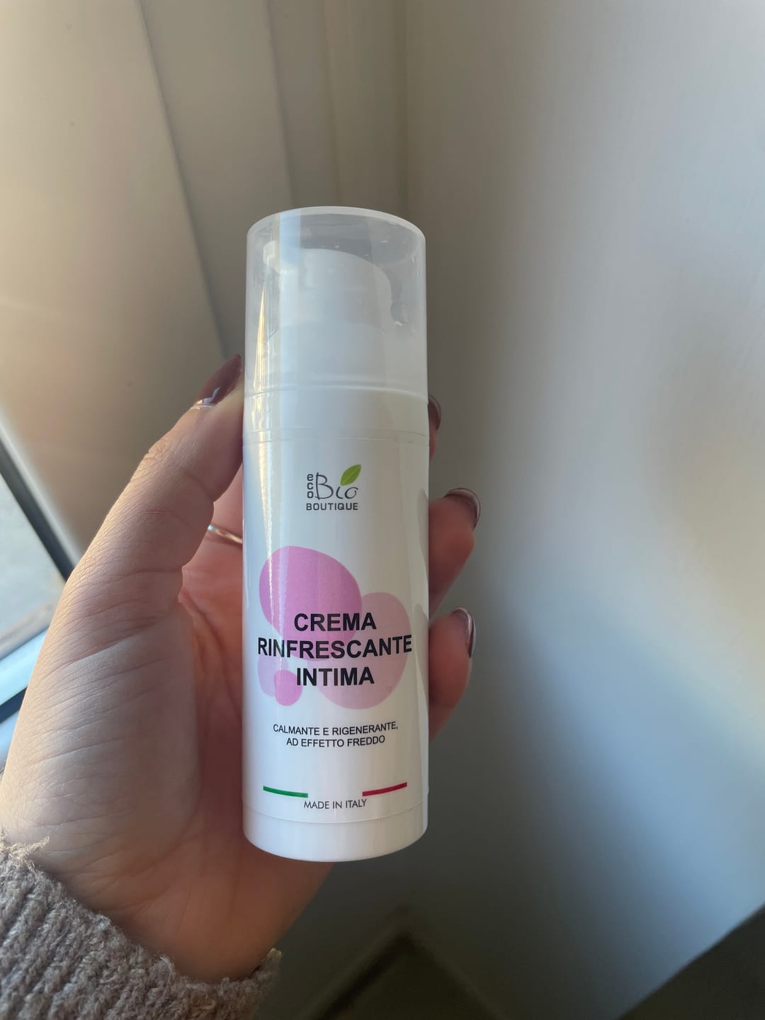 Customer photo review of Crema Rinfrescante Intima
