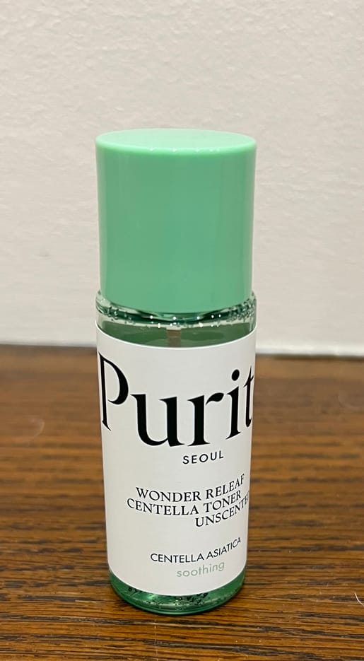 Customer photo review of Nomierinošs sejas toniks jutīgai ādai Purito Wonder Releaf Centella Unscented Toner