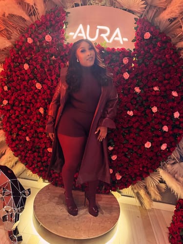 Customer photo review of Butter Turtleneck Contour Bodysuit