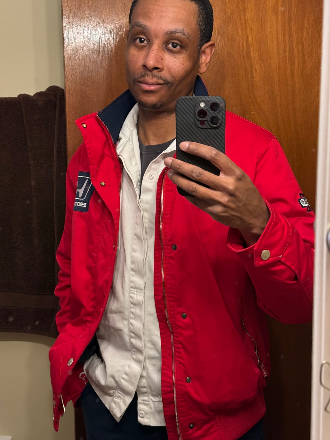 Customer photo review of 1989 Honda Grand Prix Racing Team Twill Jacket
