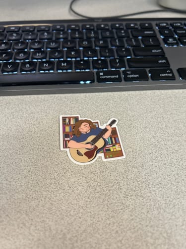 Customer photo review of Cut to Shape Stickers