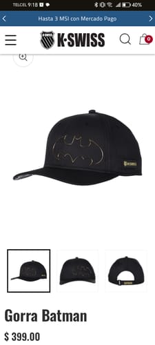 Customer photo review of Gorra Batman