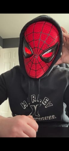 Customer photo review of [NEW] Spidey Gear™ Amazing Spidey Mask
