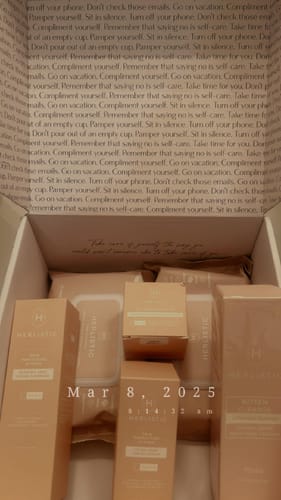 Customer photo review of C - Glow Skin Care System