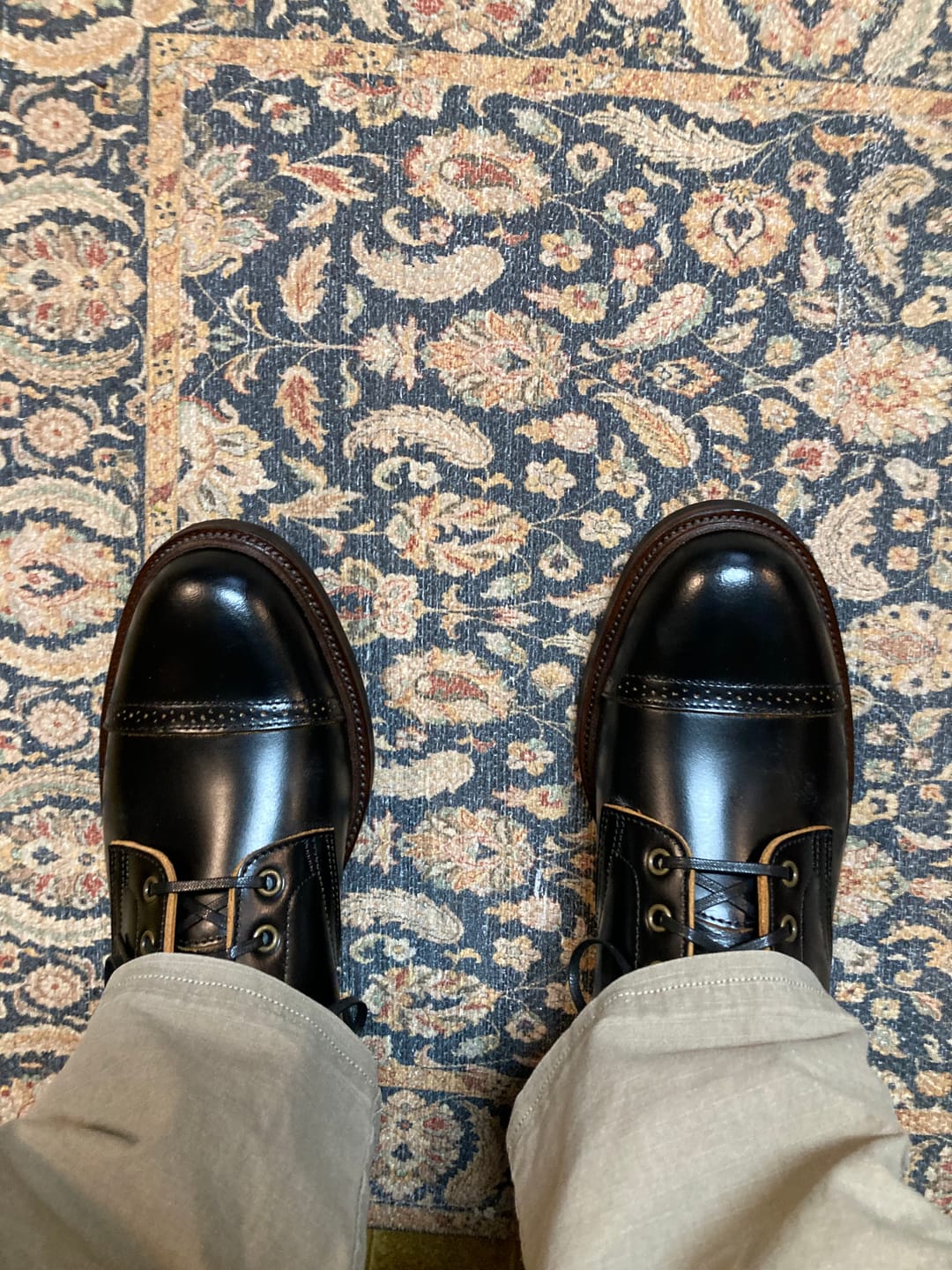Customer photo review of Captoe Service Boot - luosjiet®boots -  Black TeaCore OTA Cowhide
