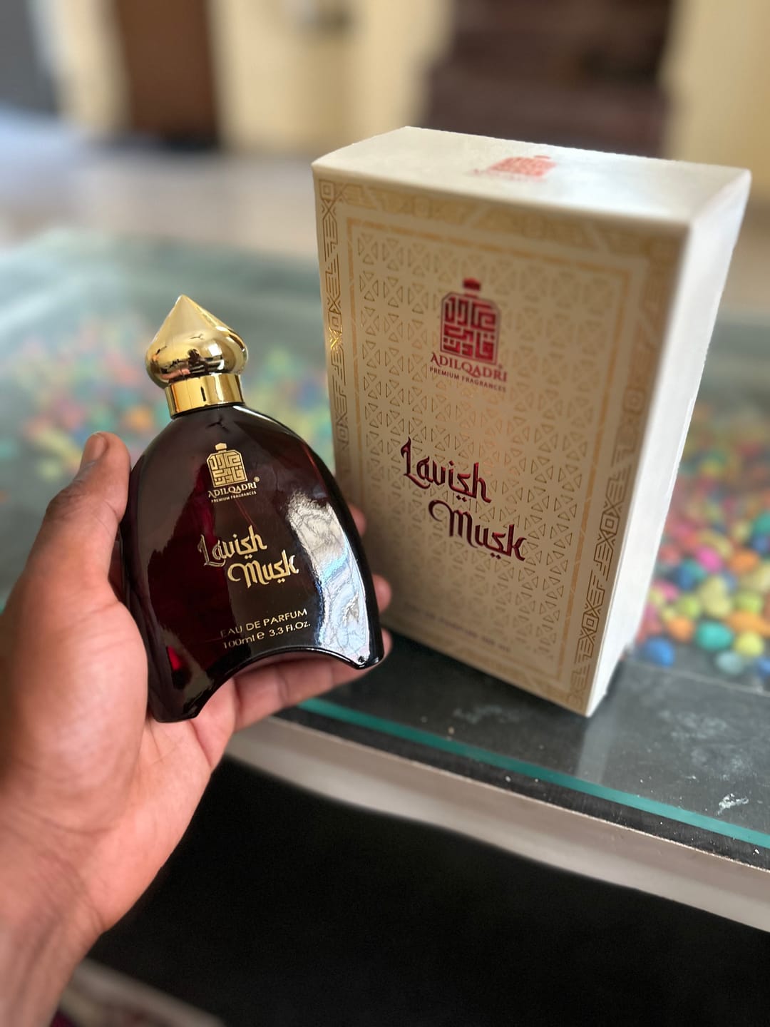 Customer photo review of Lavish Musk Perfume Spray