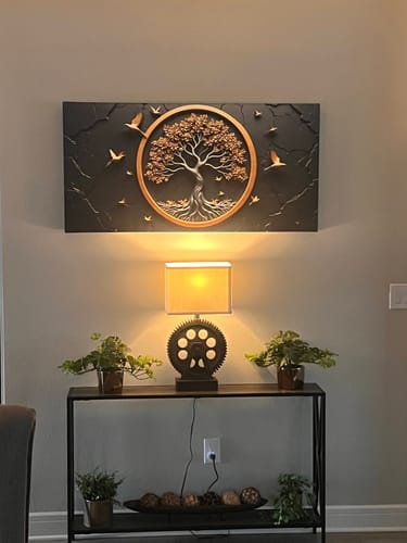 Customer photo review of 3D Celtic Tree of Life Wall Art IV