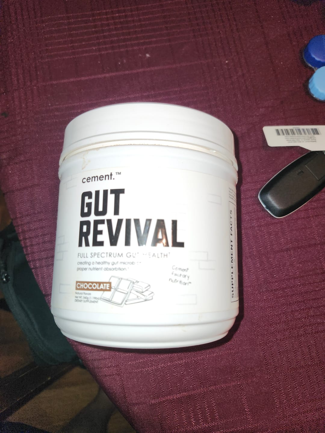 Customer photo review of Cement Factory GUT REVIVAL Gut Health Formula - Chocolate