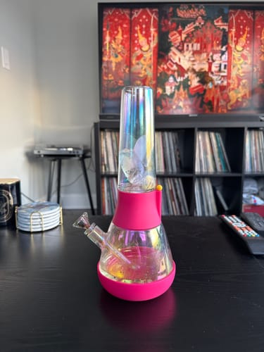 Customer photo review of Bong Ice Catcher Tube Iridescent