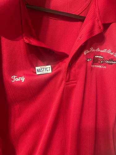 Customer photo review of Louisiana License Plate Enamel Pin