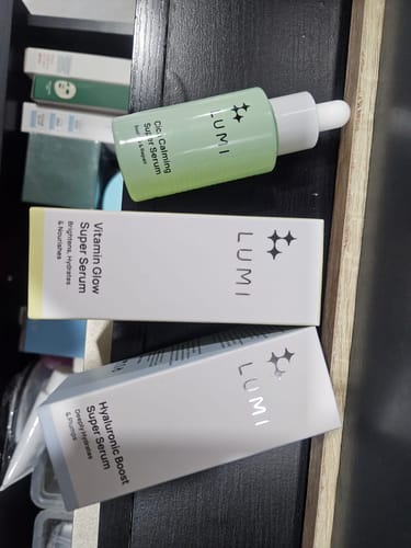 Customer photo review of Super Serum Trio