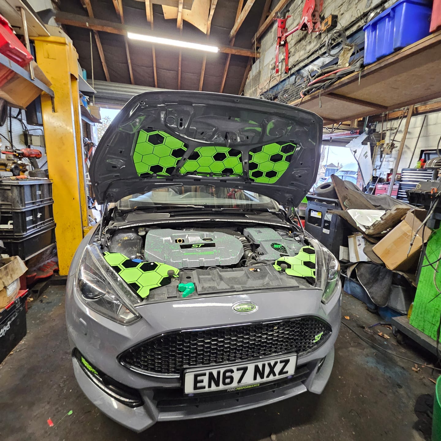 Customer photo review of Proform Under Bonnet Panels / Plates - Mk3/3.5 Focus