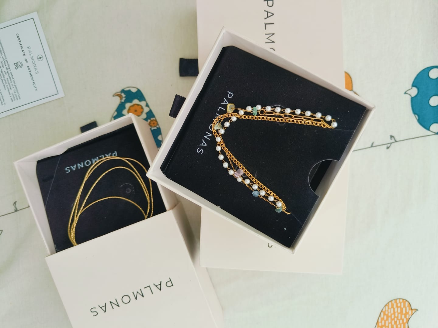Customer photo review of Golden Layered Choker
