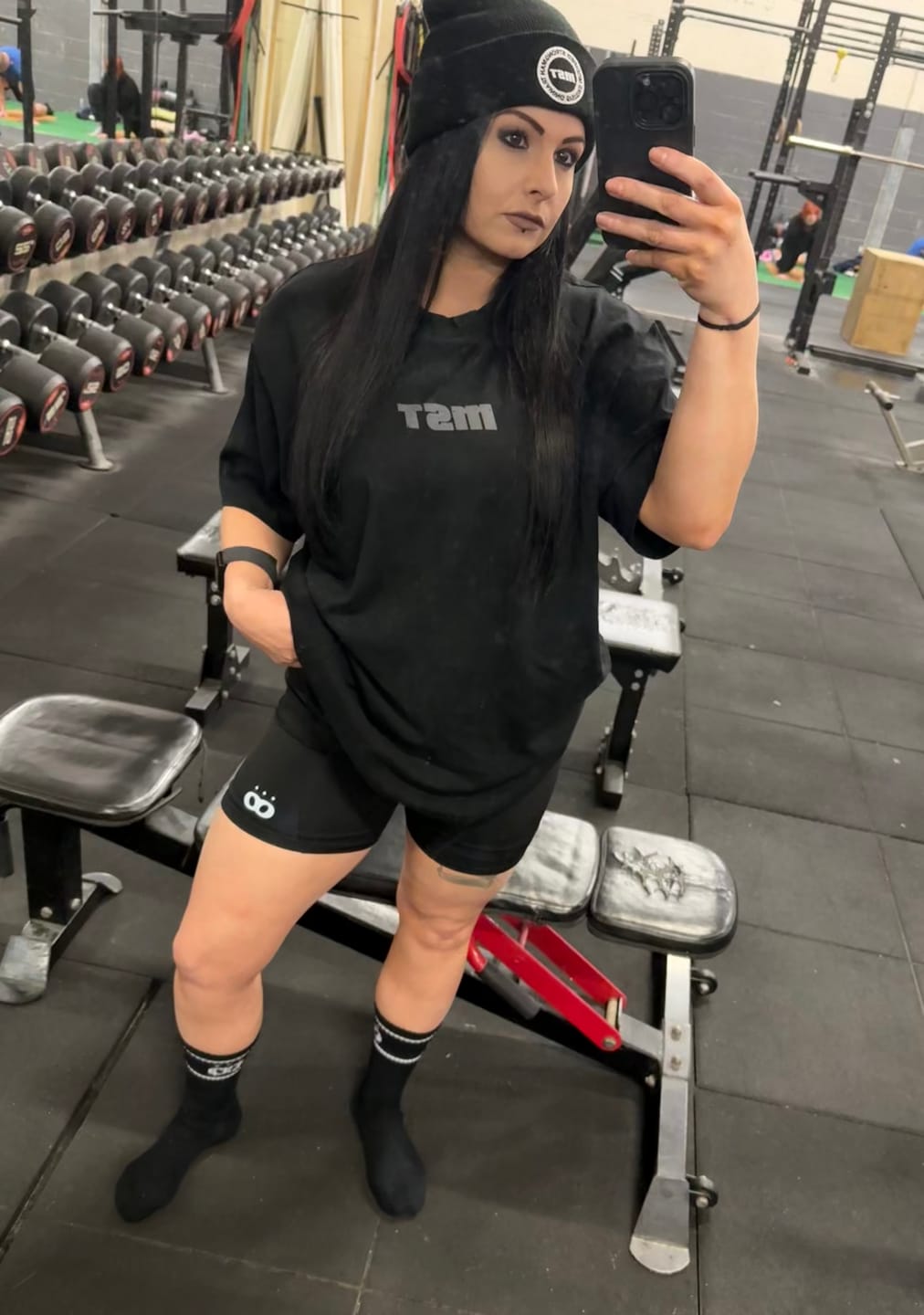 Customer photo review of Skin Tights | Compression Shorts