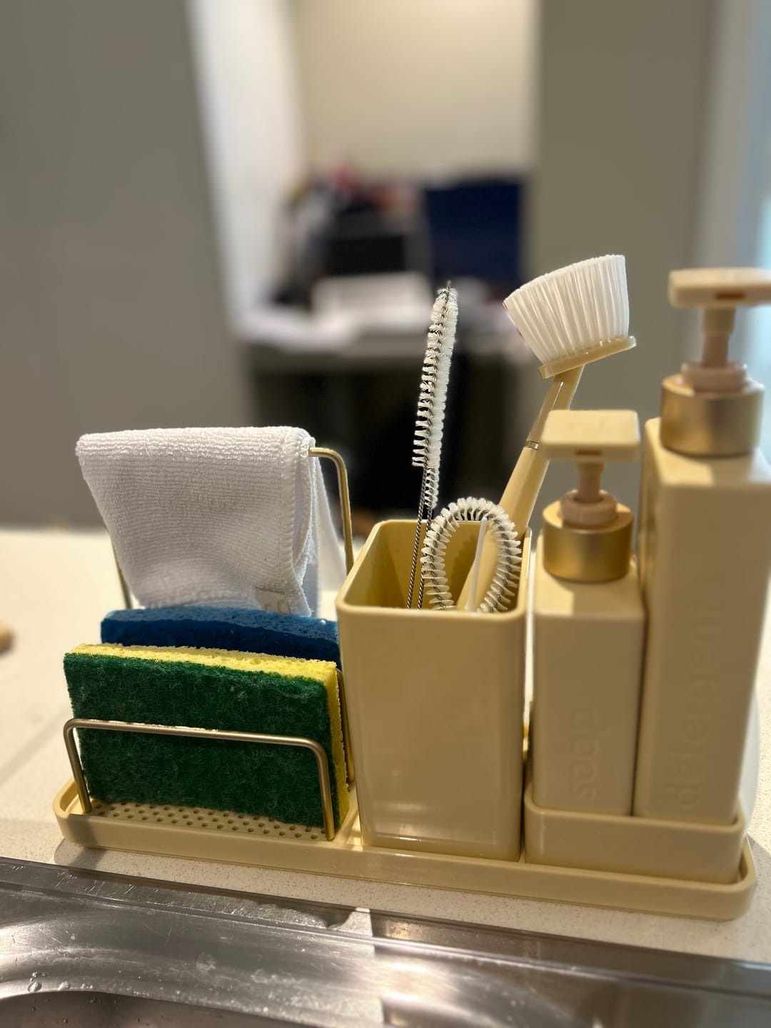 Customer photo review of Drip Deck - Premium Kitchen Sink Caddy