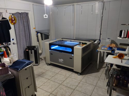 undefined review of Monport 80W Built-in Chiller CO2 Laser Engraver & Cutter (36" x 24") image 1 out of 5