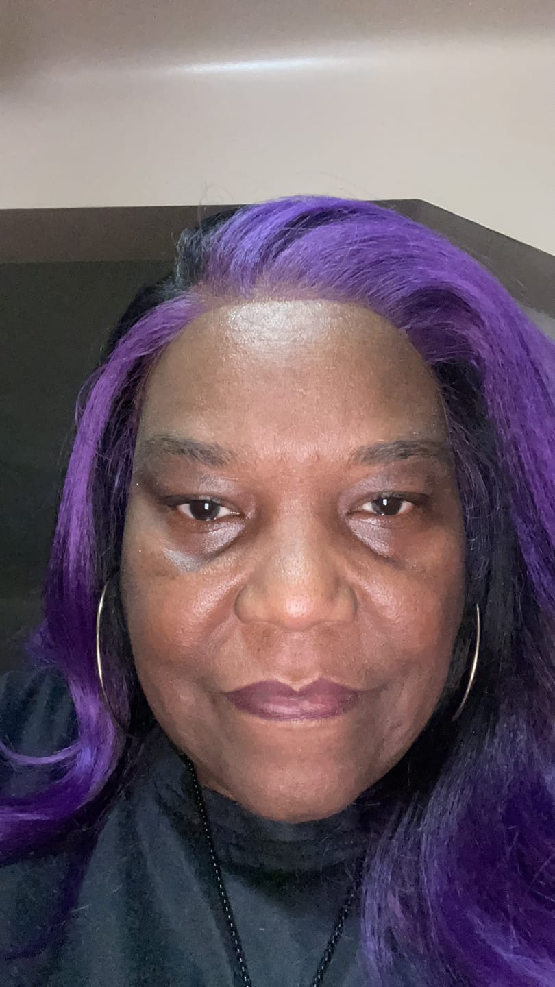 Customer photo review of Sensationnel Bare Lace Glueless 13x6 Lace Front Wig - 13x6 UNIT 14
