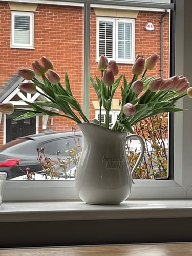 Customer photo review of Faux Tulip - Deep pink (25 Stems)