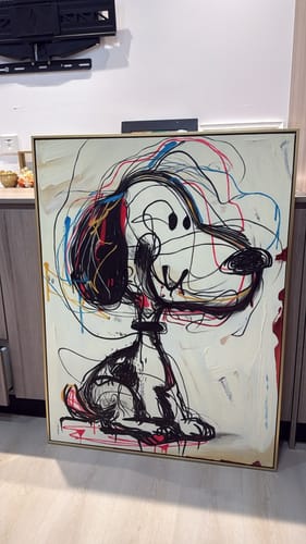 Customer review photo for Abstract Graffiti Art #GA051