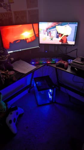 Customer photo review of Mini Nemesis 3 Dual Monitor Bundle Gaming PC - Intel Core i5 2nd 16GB Nvidia GeForce GT 730 2GB T4-MS206